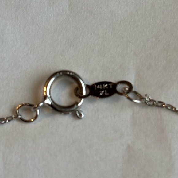 Kay Jewelers 14k White Gold Necklace with Diamond Pendant. - Picture 7 of 14